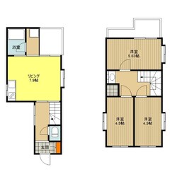 あきる野市牛沼戸建の物件間取画像